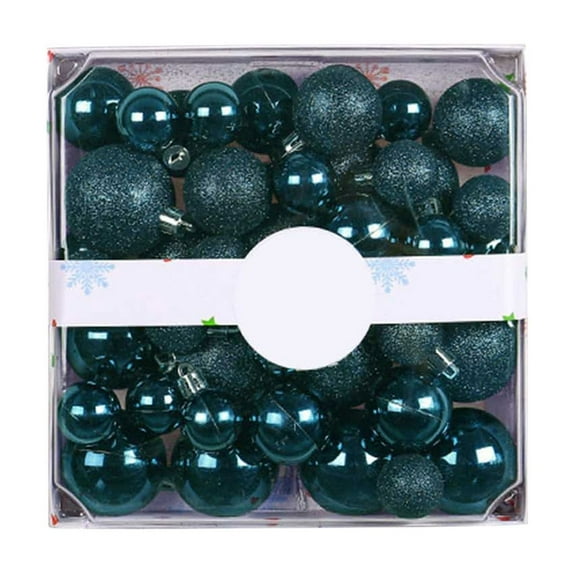 Clear Plastic Fillable Ornament Balls Christmas Tree Decorations And Ornaments 3/4/5cm Christmas Set Box Color Mall Christmas Tree Decoration Hanging Ornaments