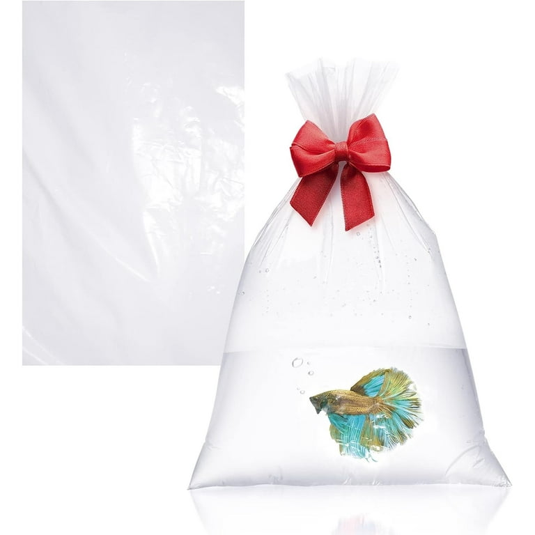 Clear Plastic Fish Bags 9 x 18, Pack of 1000 Large Fish Bags for  Transporting, 2 Mil Thick Poly & Plastic Packaging Bags, Durable Fish  Carrier Bag, Food Grade Poly Clear Plastic