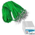 thumbnail image 1 of Clear Plastic & Flat Neck Lanyards with Swivel Hook - Durable ID Card Holders for Nurses, Teachers, Office Professionals - Professional Name Tags Supplies, Lanyards for Id Badges, 10/25/50/100/150pcs, 1 of 8