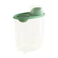 thumbnail image 1 of Clear Plastic Food Storage Container with Lid for Rice Flour and Dry Goods Airtight Pantry Organizer to Keep Ingredients Fresh and Visible for Easy Kitchen Organization and Meal Prep, 1 of 6