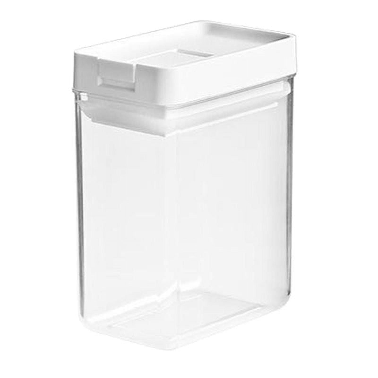 Clear Plastic Food Storage Container with Airtight Lid Flour and Sugar Oragnizer Box 700ml