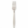 thumbnail image 1 of Reusable Party Clear Plastic Forks Cutlery, Pack of 20, 1 of 1