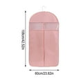 thumbnail image 1 of Clear Plastic Garment Bag for Clothes | Wardrobe Storage Cover for Coats, Suits & Dresses | Transparent Dust-Proof Clothing Protector | 1-Pack, 1 of 6