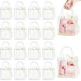 thumbnail image 1 of Clear Plastic Gift Bags with Handles  50 PCS, 1 of 6