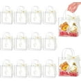 thumbnail image 1 of Clear Plastic Gift Bags with Handles, Reusable Party Favor Bags with Ribbon Transparent Gift Wrap Bags Bulk for Weddings Birthdays, 1 of 10