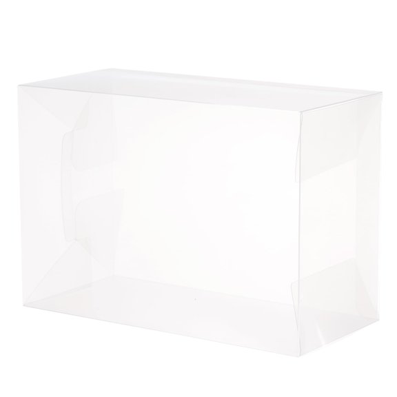 Clear Plastic Gift Boxes 6x4x8.7" 10Pcs Storage Display Box