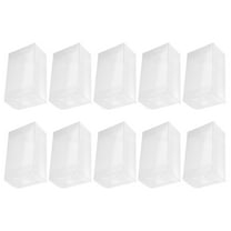 Clear Plastic Gift Boxes for Wedding Favors (10pcs, 2.2x1.5x3.7 Inches)