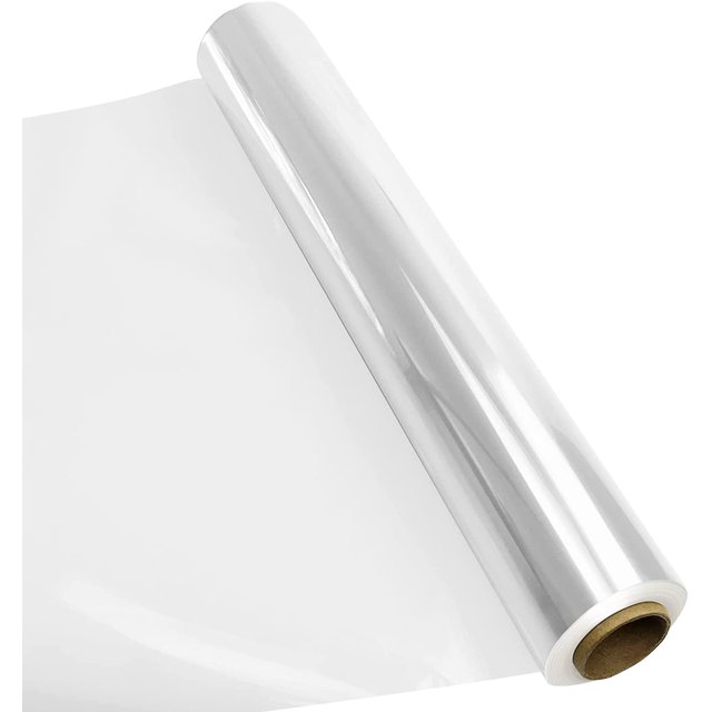 Clear Plastic Gift Wrapping Paper, 31.5in x 100ft Roll for Gift Baskets