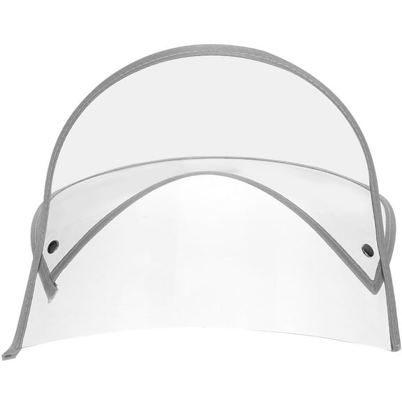Clear Plastic Hat Brim for Raincoat Rain Poncho Face Protection in Heavy Rain