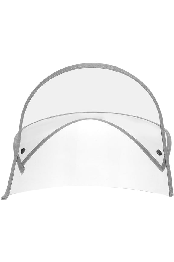 Clear Plastic Hat Brim for Raincoat Rain Poncho Face Protection in Heavy Rain