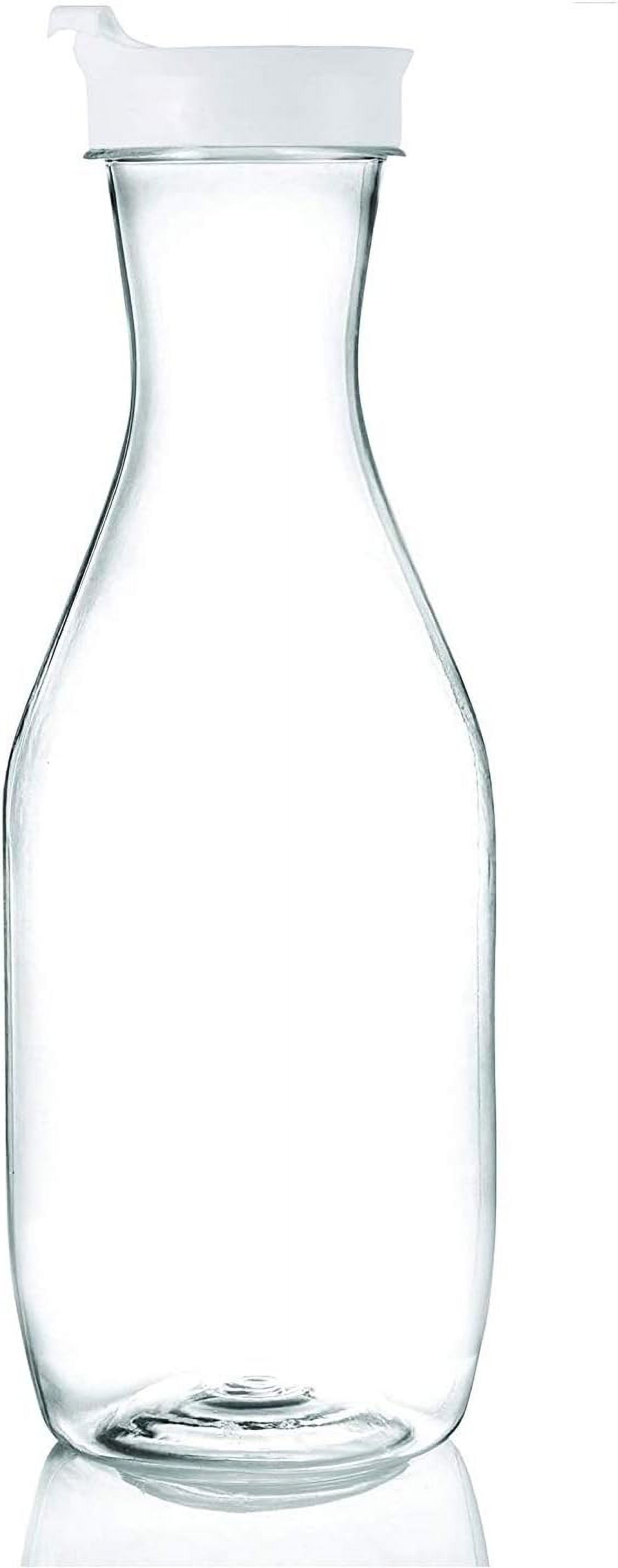 Clear Plastic Heavy Duty Pitcher Large Water Carafes, Plastic Bottles
