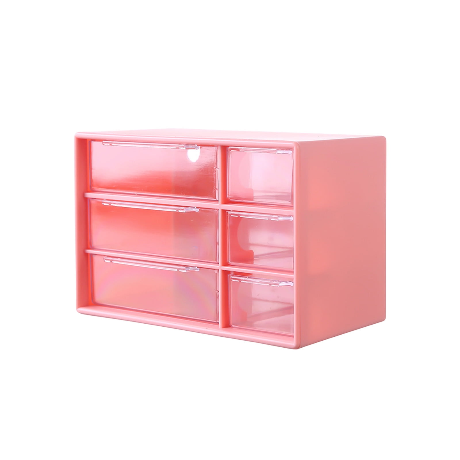 Clear Plastic Jewelry Organizer Box with Lid and Dividers for Rings ...