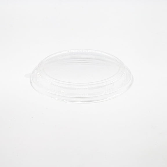 Clear Plastic Lid- fit 5" Round Wooden Container 300 count box (Lid Only)