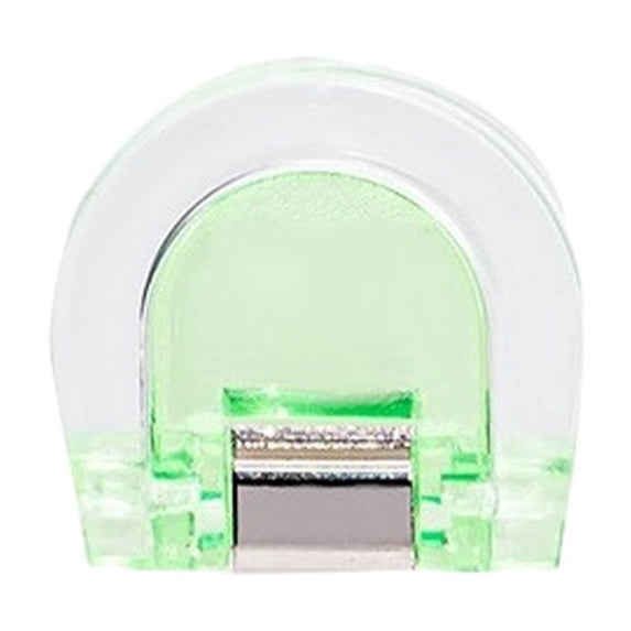 Clear Plastic Long Tail Binder Clips - 1.1in Non-Marking Document Clamps for Files/Snack Bags, Multi-Color Receipt Organizer Clips (Green)