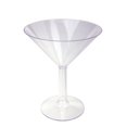 thumbnail image 1 of Clear Plastic Martini Glass Cup, Medium, 9-Inch, 1 of 1