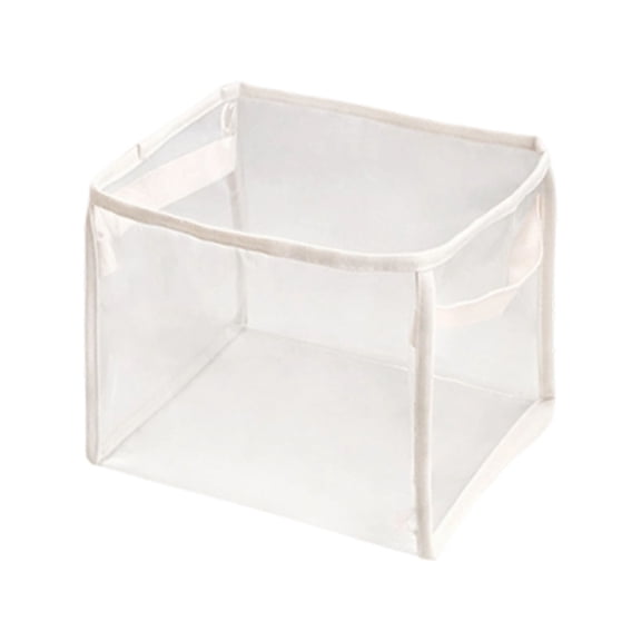 Clear Plastic Multipurpose Storage Bin With Handles For Clothing Toy Bathroom Waterproof Designs
