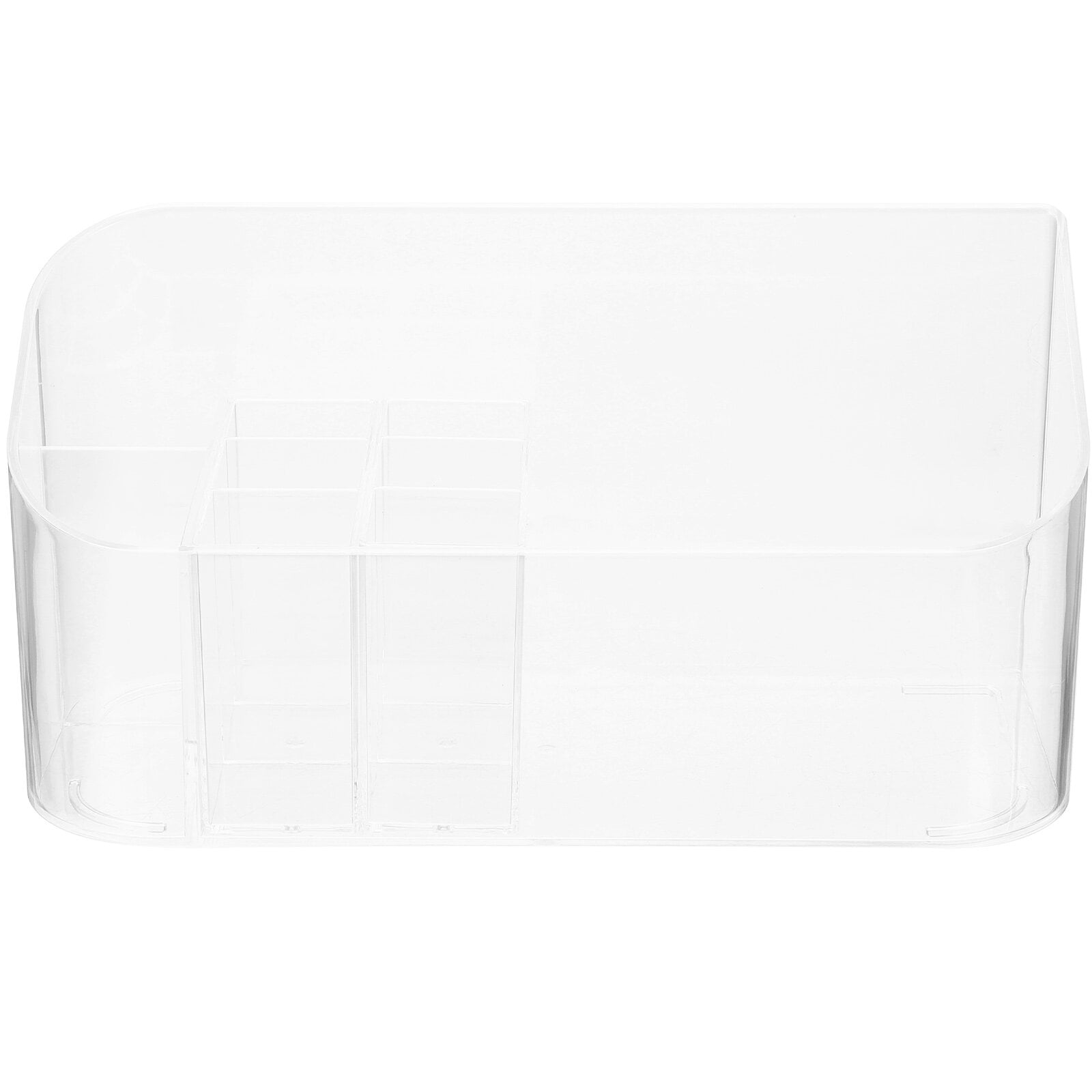 Clear Plastic Organizer Bins Acrylic Jewelry Makeup Tray Storage Desktop Cosmetic Holder