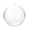 thumbnail image 1 of Clear Plastic Ornaments 3 Inch Fillable Christmas Ball Baubles Diy Craft Decorative Hanging Sphere for Holiday Tree Wedding Party Home Decor, 1 of 3