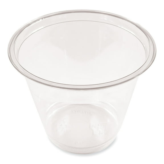Clear Plastic PET Cups, 9 oz, 50/Pack