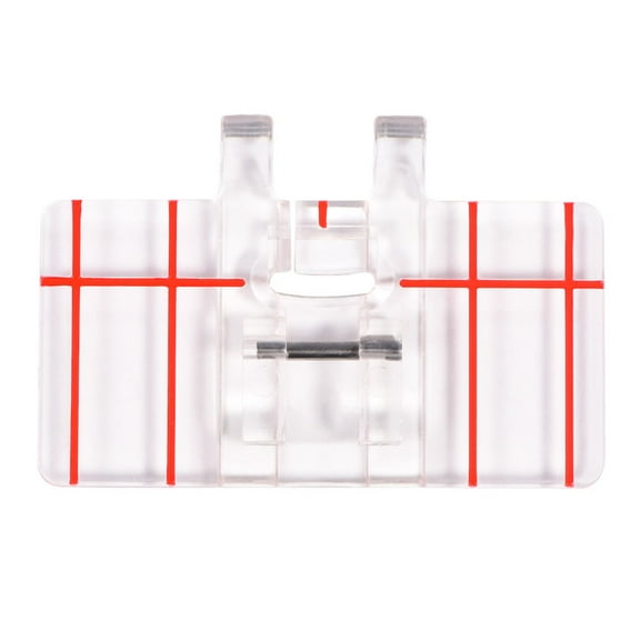 Clear Plastic Parallel Stitch Foot Presser Fits for Domestic Sewing Machine