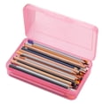 thumbnail image 1 of Clear Plastic Pencil Box Crayon Pen Storage Box Marker Pen for Case Stackable, 1 of 15