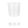 thumbnail image 1 of Clear Plastic Plant Pots with Drainage Holes and Saucers, 4-7 Inch Sizes for Seed Starting and Propagation, 1 of 6