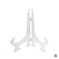thumbnail image 1 of Clear Plastic Plate Photo Display Stand Picture Frame Easel 3"4"5" Holder Y9C0, 1 of 9