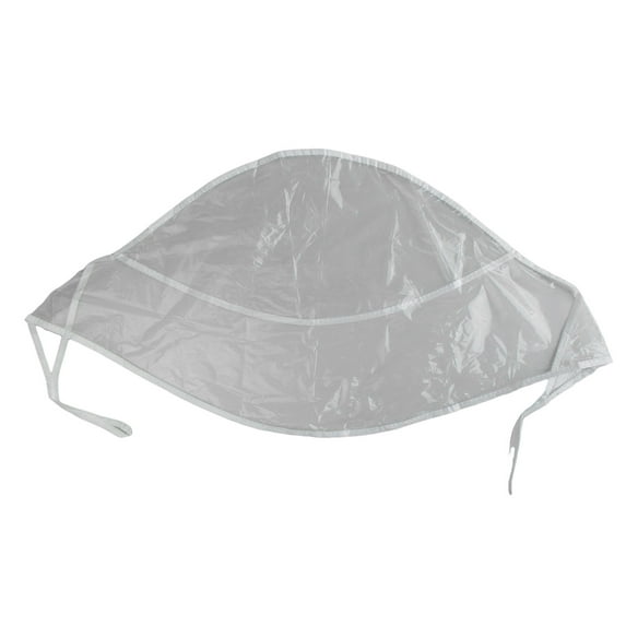 Clear Rain Bonnet Material with Visor for Keeping Hairstyle