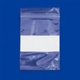thumbnail image 1 of Clear Plastic Reclosable Zipper Bags 3x4 W/White Block (Package of 100), 1 of 4