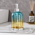 thumbnail image 1 of Clear Plastic Refillable Hand Soap Dispenser Pump for Bathroom Kitchen Countertop Liquid Soap Lotion Dispenser, 1 of 6