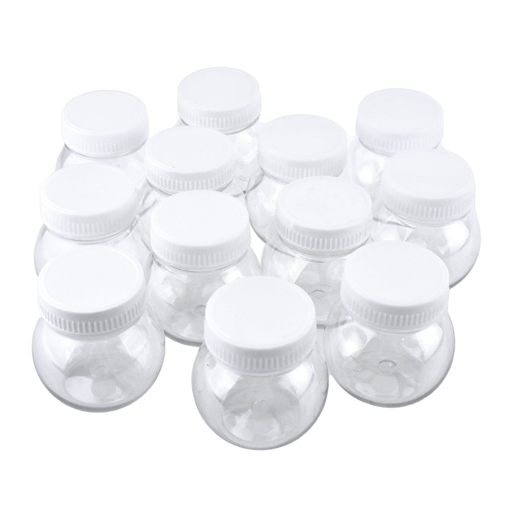 Walmart Clear Plastic Round Jar Bottle, 3-Inch, Small Empty Storage ...