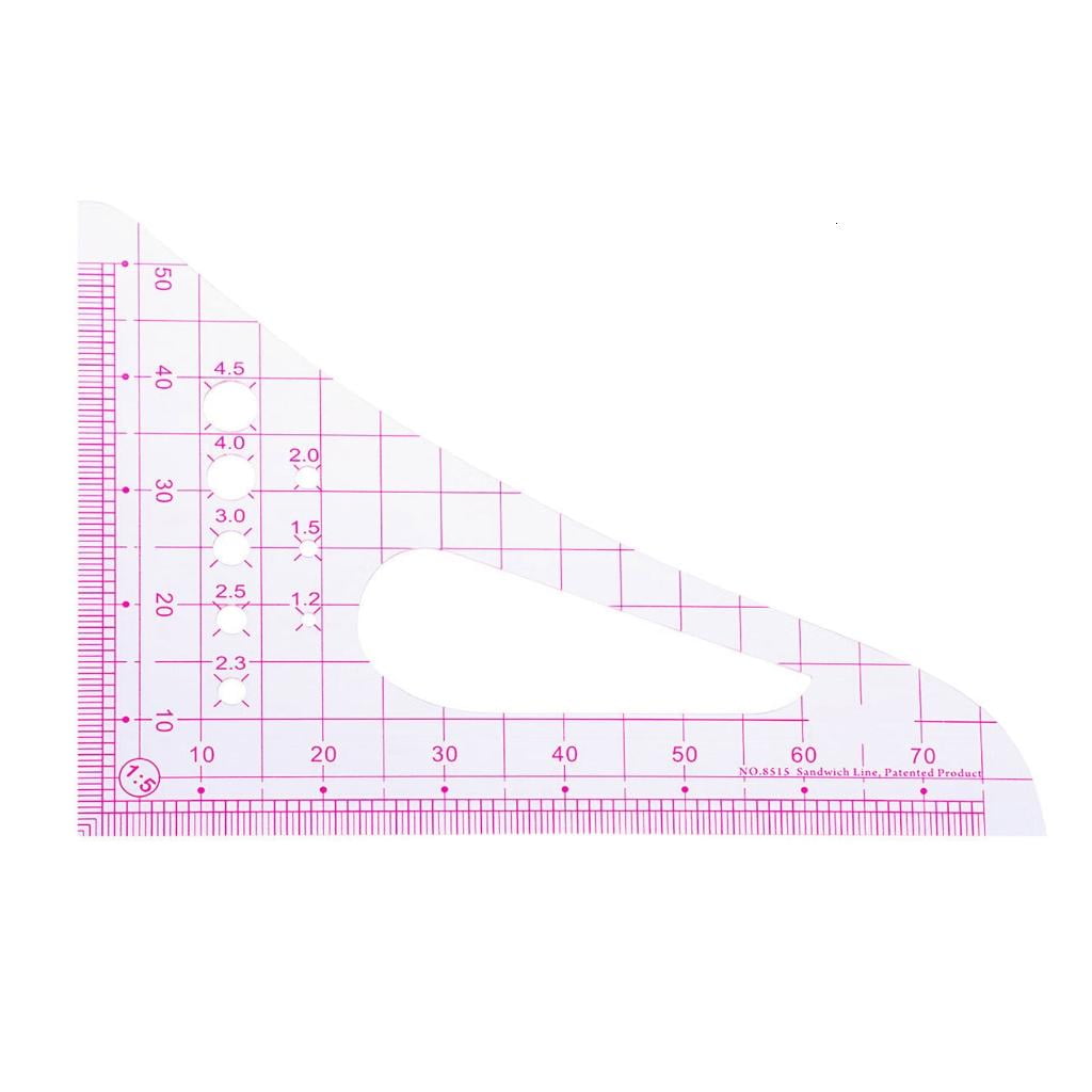 Clear Plastic Ruler Sewing Ruler Perfect for Patchwork & Quilting ...
