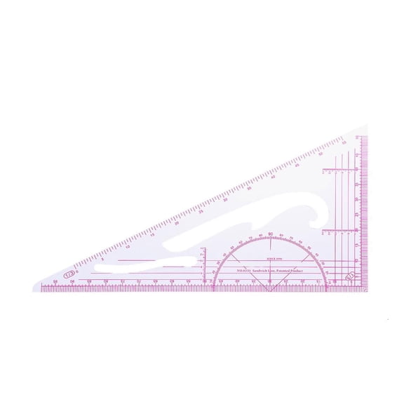 Clear Plastic Ruler Sewing Ruler Perfect for Patchwork & Quilting Enthusiasts