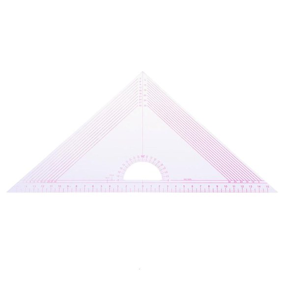 Clear Plastic Ruler Sewing Ruler Perfect for Patchwork & Quilting Enthusiasts