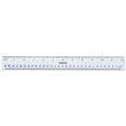 thumbnail image 1 of Universal Clear Plastic Ruler, Standard/metric, 12", 1 of 5