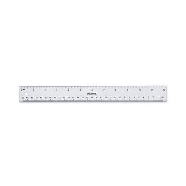 Clear Plastic Ruler Standard metric 12
