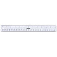 thumbnail image 1 of Clear Plastic Ruler, Standard/metric, 12" Long, Clear | Bundle of 2 Each, 1 of 1