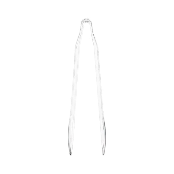 Clear Plastic Serving Tongs 12 Inch Buffet Food Clips, Easy Grip Strong Hold Non Slip Smooth Serving Control, For Party Buffet Picnic Catering Family Dining Events