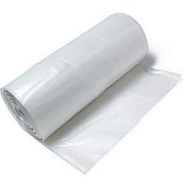 Plasticplace Extra Heavy Clear Plastic Surface Cover Sheeting, 6 Mil, 10' x  100' (1 Roll) 