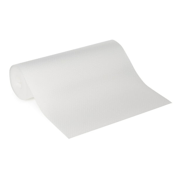Clear Plastic Shelf Liner, NonAdhesive Roll for Kitchen, Fridge