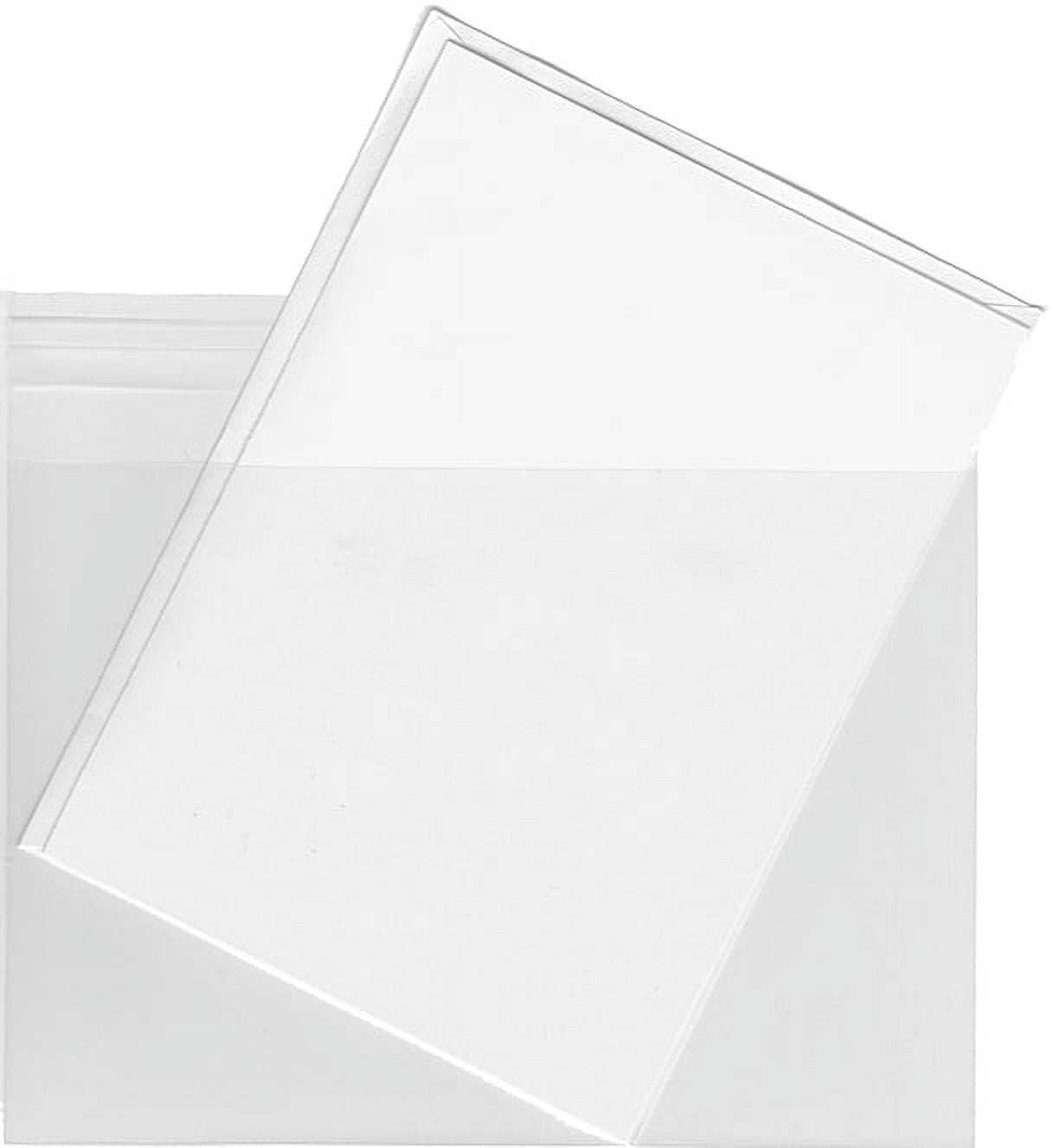 Clear Plastic Sleeves for A7 Cards & Envelopes 100 Sleeves
