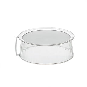 Clear Plastic Splash-Proof Microwave Cover, Multi-Functional Adjustable Steam Vent Food Guard Lid for Microwave Oven (11.6x11.6x3.74in)