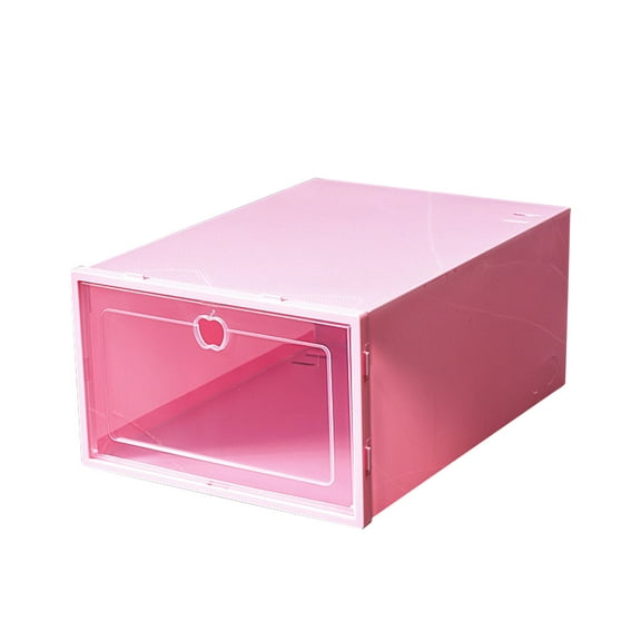 Clear Plastic Stackable Shoe Box Drawer Type Storage Organizer for Women 12.2 in x 8.27 in x 4.72 in