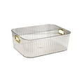 thumbnail image 1 of Clear Plastic Storage Basket | 9x6x3 Inches | Multi-Purpose Organizer for Snacks, Cosmetics & Home Organization | White or Green | 1-Piece Set, 1 of 6