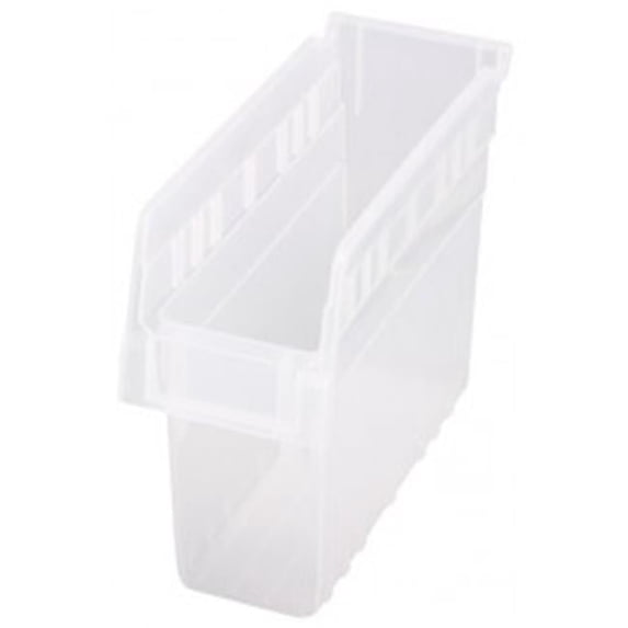 Clear Plastic Storage Bins - 11.63 x 4.38 x 8 in.