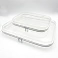thumbnail image 1 of Clear Plastic Storage Box,2PCS Clear Hard Shell Zipper Case,Portable Item Storage Box,Travel Organizer Box,Hard Zipper Case for Vacation,Travel,Bathroom and Organizing, 1 of 6
