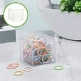 thumbnail image 1 of Clear Plastic Storage Box with Lid, Square Organizer Container for Toys Candy and Gifts, Desktop Small Item Organizer, Creative Party and Wedding Favor Box, 1 of 7