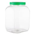 thumbnail image 1 of Clear Plastic Storage Jars - Airtight Stackable Containers with Lids, Reusable Canisters for Sweets, Crafts and Pet Treat Organization, 1 of 4