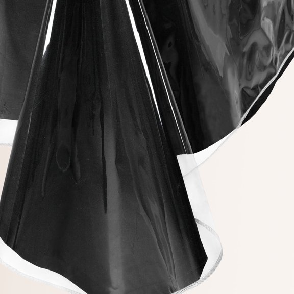 Clear Plastic Tablecloth Rectangle - Waterproof Oilproof Stain Resistant Wipeable Transparent Vinyl Table Cloth Protector