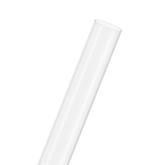 Clear Plastic Tube, 23mm[0.91"] ID x 25mm[0.98"] OD High Impact Rigid Polycarbonate Round Pipes[305mm/12IN]
